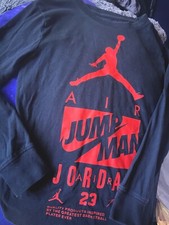 Air Jordan Brand Gray/Black Jump Man Kids Two Piece Set Youth Size Small