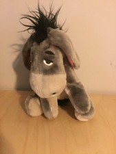 Vintage Disney 9" EEYORE DONKEY Plush WINNIE THE POOH Made In Korea