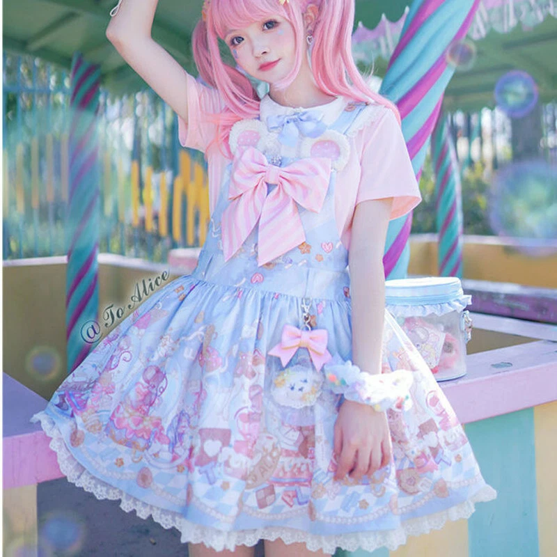 Kawaii pastel dress cheap