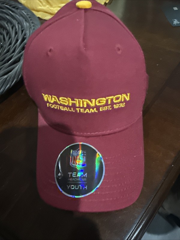 Washington Football Team Maroon/Yellow Youth Cap One Size Fits All