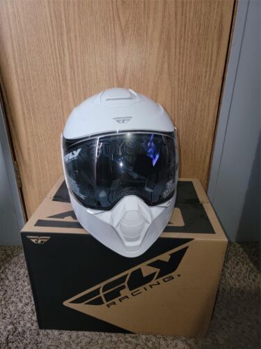 FLY RACING ODYSSEY ADVENTURE HODULAR HELMET WHITE SMALL DOT - Photo 2 sur 10