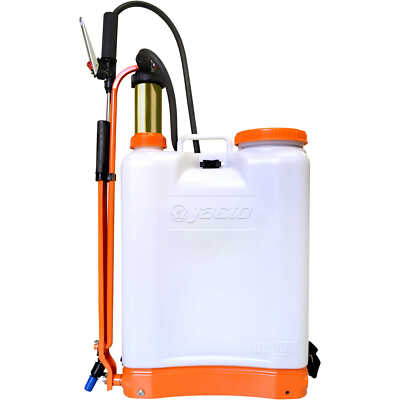 Jacto Model CD400 Backpack Sprayer 4-Gallon White Tank