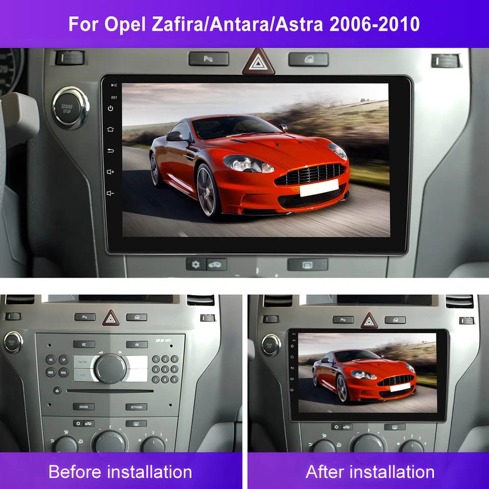 DAB 64GB Android 15 Autoradio Carplay GPS Navi Für Opel Astra H Zafira B 2005-14 - Bild 3 von 4