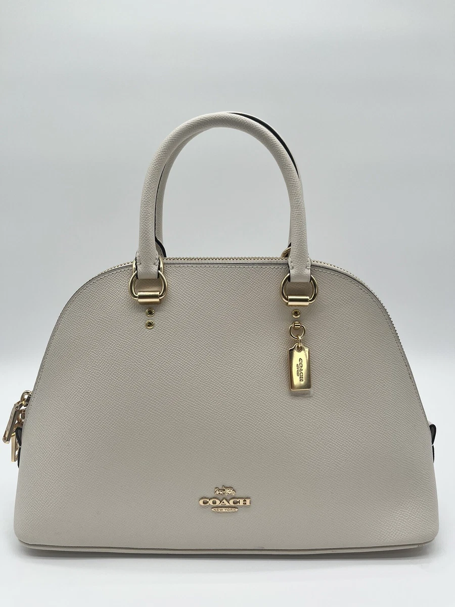 Coach Katy Satchel In Signature Canvas in 2023  White crossbody bag, Coach  crossbody bag, Satchel