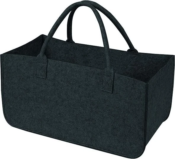 Set Di 2 Borse In Cestino Per Legna Da Ardere Borsa Per La Spesa Porta Giornali In Cestino Grande Grigio 50x25x25cm 90486614