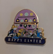 DISNEY WDW HAPPY EASTER 2001 BUNNIES BRER RABBIT SPLASH MOUNTAIN PIN LE 7500