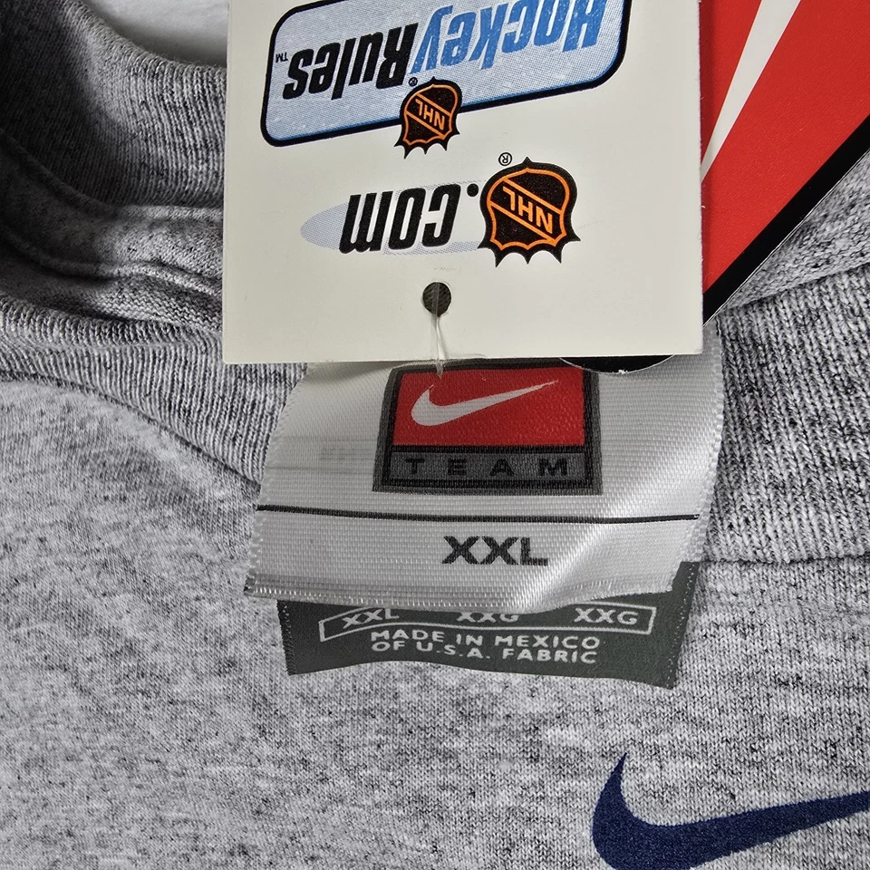 Мужская футболка Nike Team NHL New York Rangers Y2K размер XXL неиспользованный запас - Изображение 4 из 4