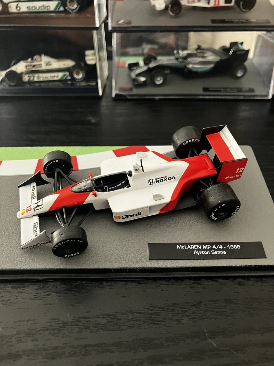 ロボット McLaren MP4/4 Ayrton Senna 1988 1:43 Altaya 1988 McLaren MP4/4 Ayrton Senna #12 - 1988 F1 Drivers