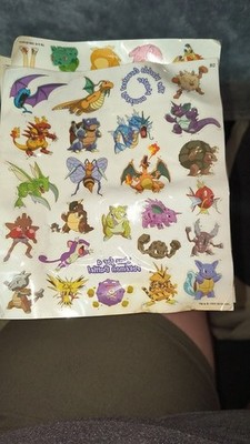 90's Rose Art-vintage- pokemon temporary tattoo 3 different sheets