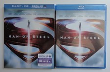 Man of Steel Blu-Ray DVD Henry Cavill/Zack Snyder NEW SEALED w/ Slipcover