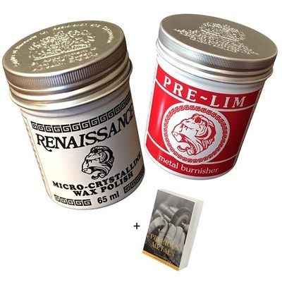 R e n a i s s a n c e Wax Polish & Pre Lim Surface 1 Count (Pack of 2)