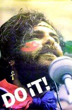 Vintage Political Poster DO iT! Jerry Rubin 1970 Original