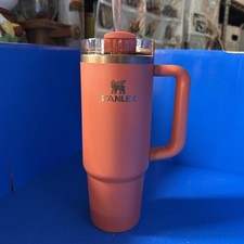 Stanley 30oz Tumbler W Straw/Lid! GUC! Coral! Read!