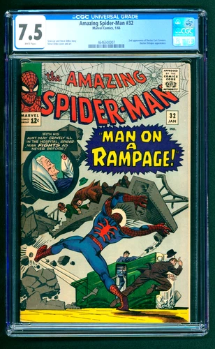 Amazing Spider-Man #32 - 2nd Appearance of Curt Connors, CGC 7.5 (Marvel, 1966)
