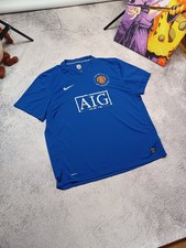 RARE Nike Manchester United 2007/08 Away Shirt 40th Anniversary AIG 2XL Jersey