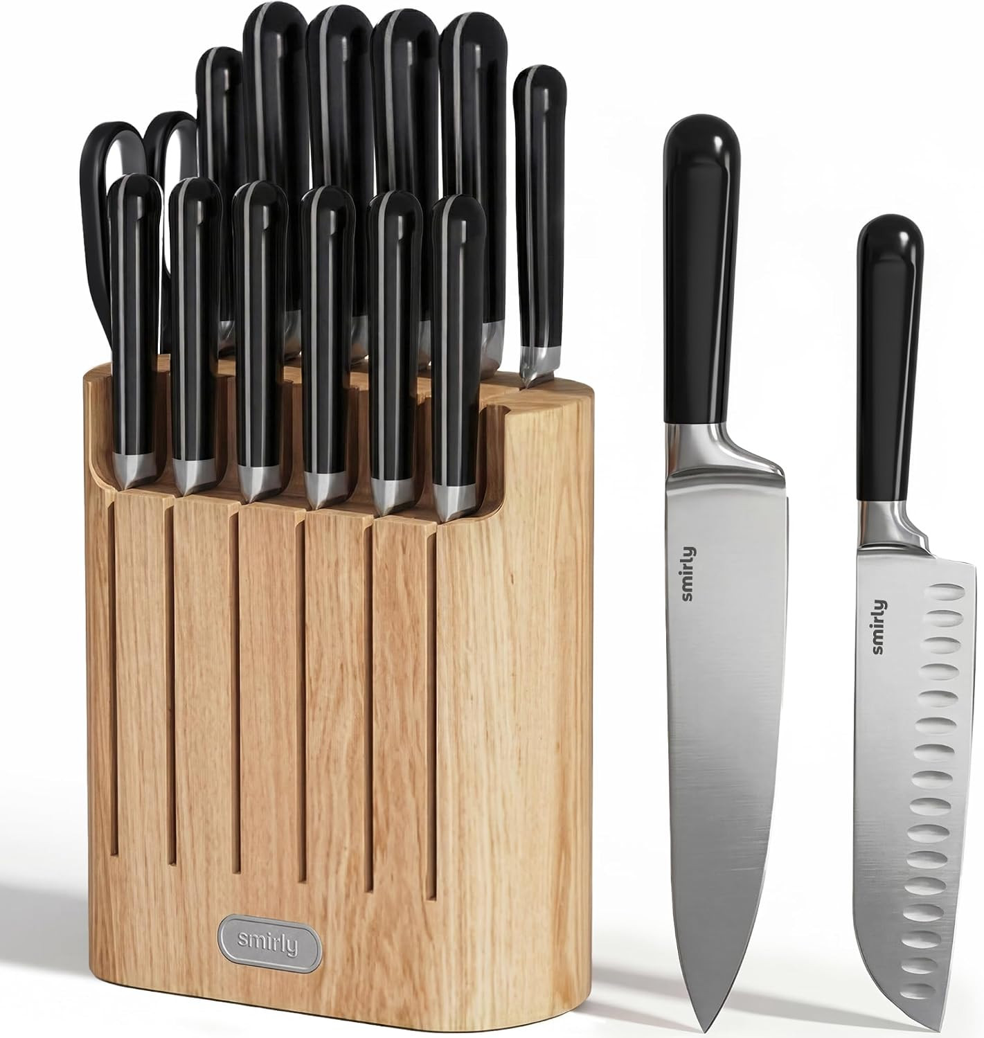 14-Piece Kitchen Set with Magnetic Block, Black | High carbon