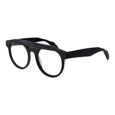 Yohji Yamamoto YO-1035553 Men Black Optical Frame Plastic Aviator Casual Eyewear