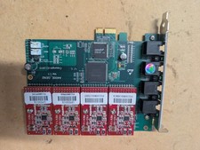 OpenVox A400E04 PCI-E 4 Port Analog Card 4 FXO VoIP Gateway Asterisk Compatible