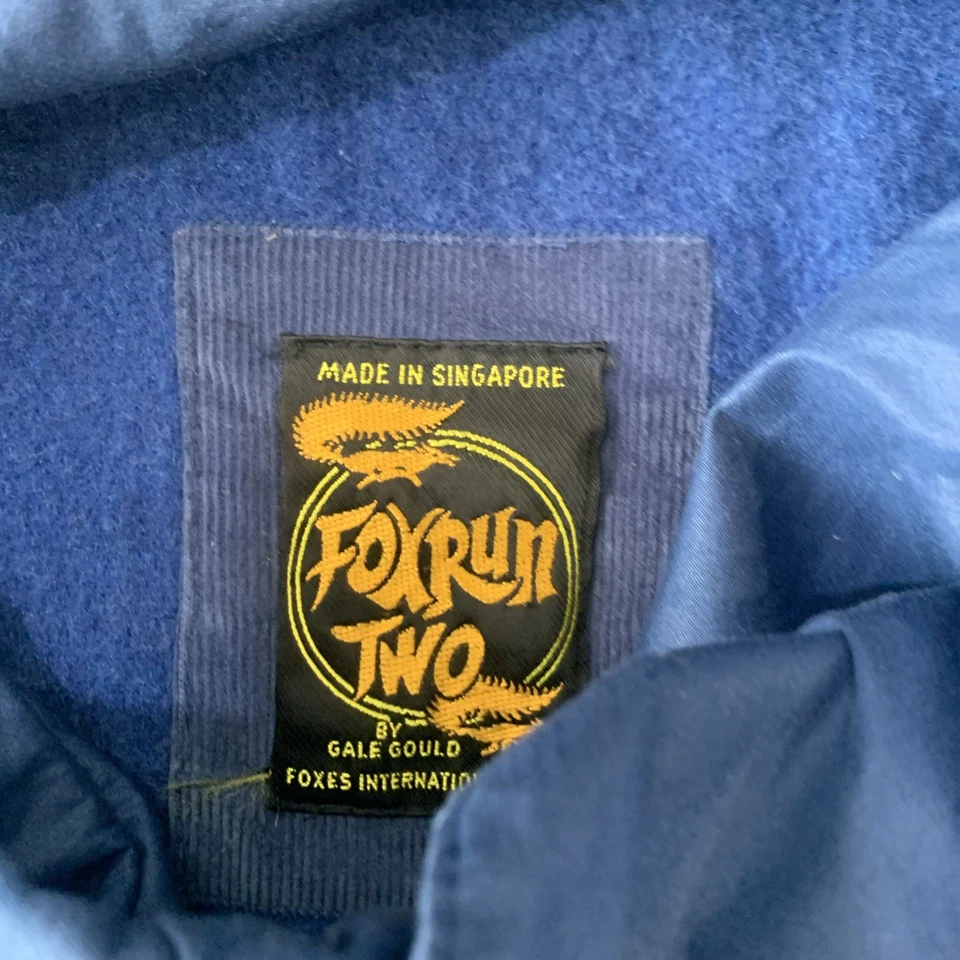 🚨ВИНТАЖНЫЙ London туман женщин Тренч - синий размер L  - Изображение 2 из 4