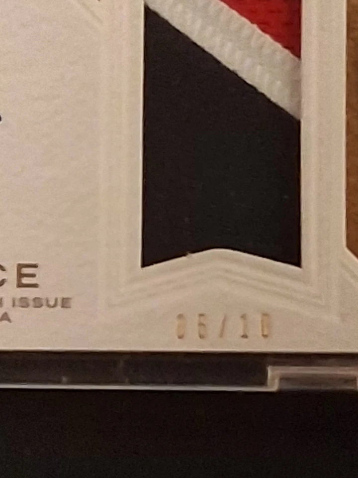 Topps Dynasty 2016 #AP-DPR1 David Price auto memorabilia usada en juegos 06/10 Foto 3 de 4