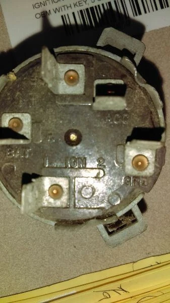 1967 Chevy Camaro Ignition Switch - Image 2 of 3