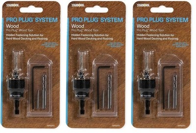 Starborn Industries Smart-Bit Pro Plug System Countersink Drill Bit... Fast Ship