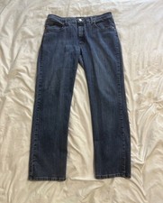 Riders By Lee Classic Fit Straight Leg Womens Denim Jeans Size 18M Blue