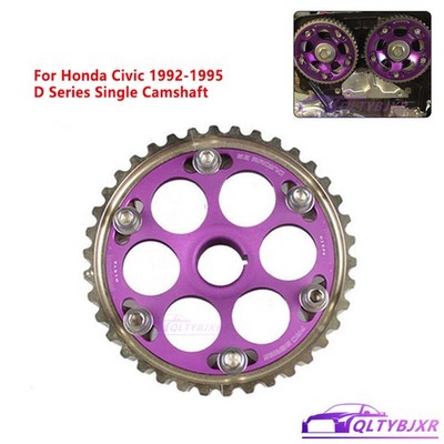 Cam Gear Pulley Timing Gear For 88-95 Honda SOHC D15 D16 D-Series Engine Purple