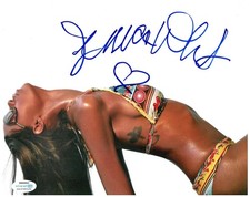 Jessica White Signed Autographed w/Heart 8x10 Sexy Arched Back Bikini Photo ACOA