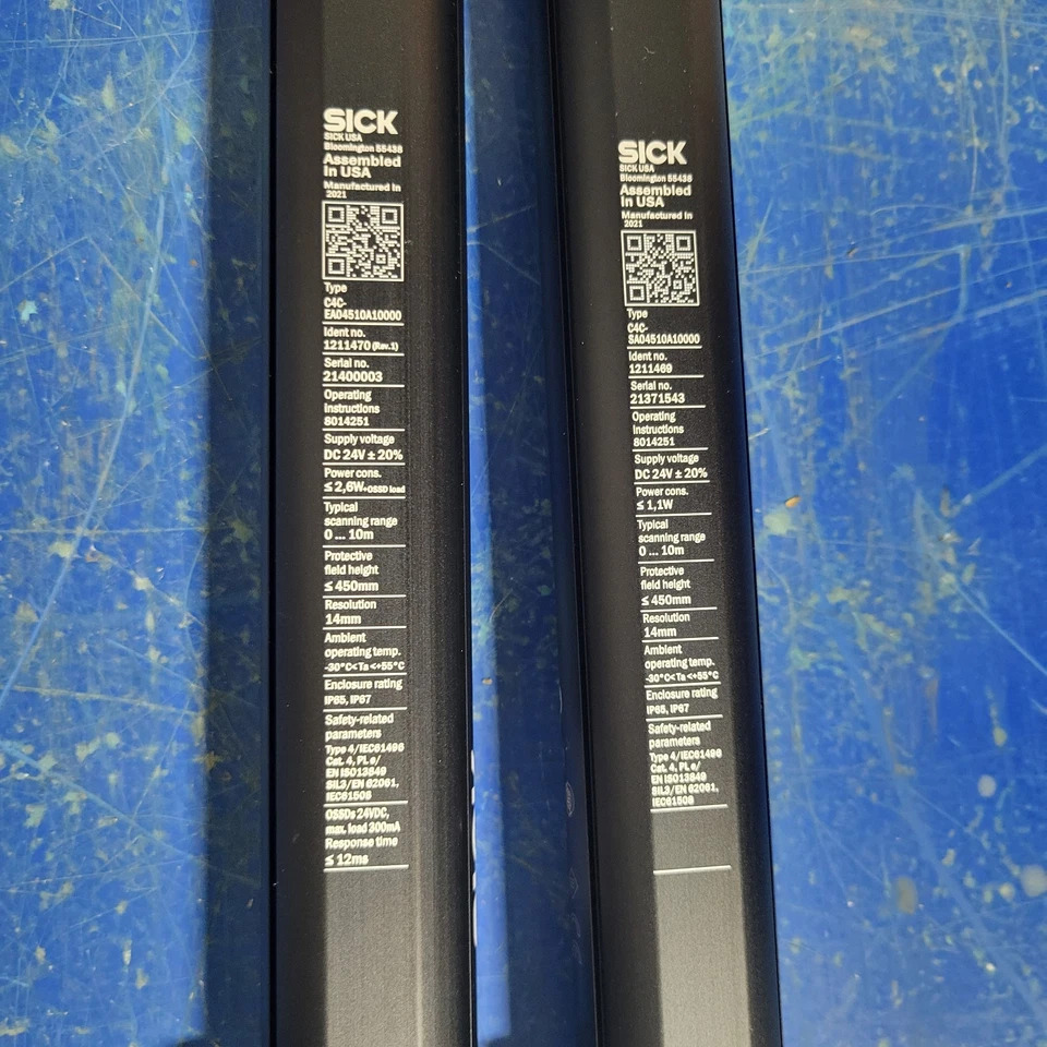 SICK - C4C-SA04510A10000 Safety Light Curtain - Lot of 2 - New - Image 2 of 3