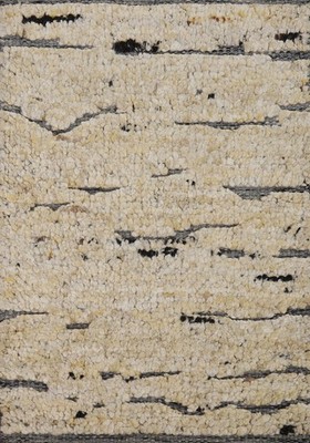 Abstract Moroccan Accent Rug 2x3 Hand-knotted Earth-tone Color Oriental Carpet