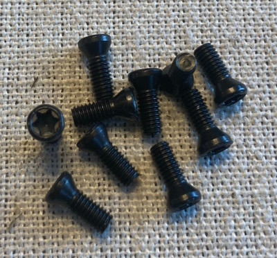 10 pcs  M3.5-.6  T15  torx screws for Indexibles  10 mm long  M3.5