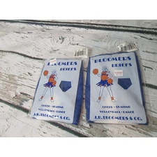 LOT OF 2 New 90s J.B. BLOOMERS Briefs Cheer Dance Panty Youth Small Royal Blue