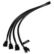 Alphacool 18683 RGB Plastic Splitter Cable Black 4 Feet 300mm 1pc Y-splitter