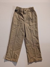 Vintage Charlie's Made In U.S.A. Kids Khaki Work Wear Style Pants 24" L X 9" W