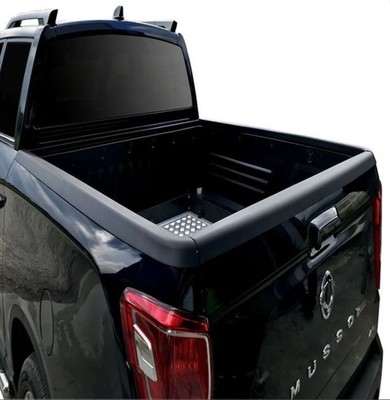 Pick Up Trunk Outer Case Edge Protection For SsangYong Musso Grand Matt Black