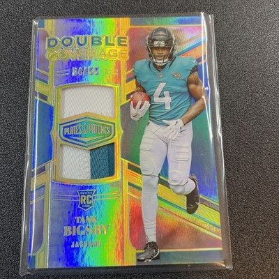 2023 TANK BIGSBY Plates & Patches DOUBLE COVERAGE Patch /55 RC #DC-24 Rookie SSP