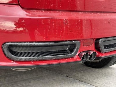 MINI Cooper S LEAP Aerotrim R53 MINI Aero Bumper Inserts - Carbon