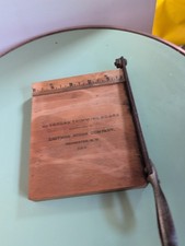 Antique Vintage Kodak No.1 Trimming Board, small guillotine for trimming photos