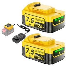 For DeWALT 20V MAX XR 5.0Ah Battery 2 Pack Battery and Charger DCB205 2C Kit