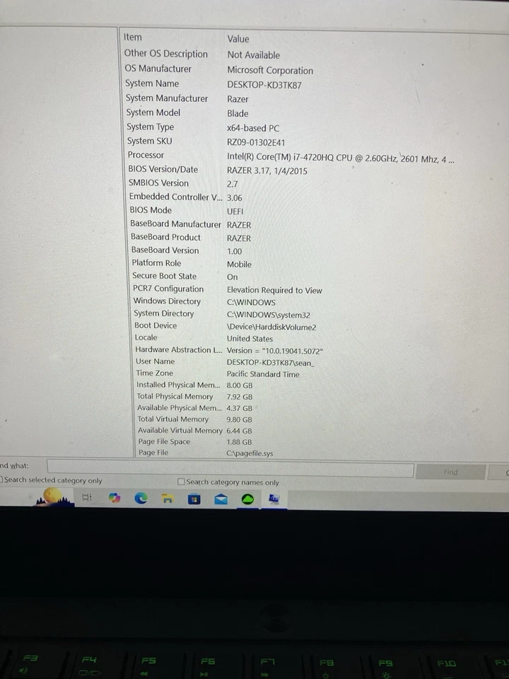 Razer Blade Laptop 14in Screen 256GB SSD Win 10 RZ09-01302E41 - Image 2 of 4