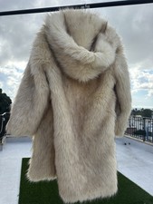 Faux fur coat With hoodie