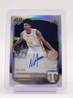 NATE AMENT 2025-26 BOWMAN CHROME UNIVERSITY 1ST REFRACTOR AUTOGRAPH /499 Q2045