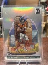 Panini 2024 Donruss jumbo Downtown Rookie Prizm Bo Nix #19 Broncos Football NFL
