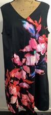 AUTOGRAPH Midi Dress Women’s Sz AU 16 A-line Sleeveless Stretch Cotton Blend VGC