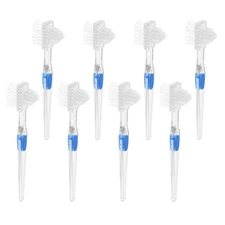 8 Pcs Elderly Dentures Toothbrush Small Soft Brushes Double Sided