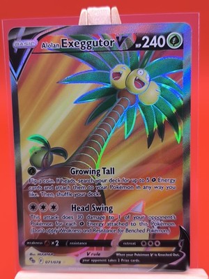 Alolan Exeggutor V 071/078 Pokmon GO Ultra Rare Full Art Pokemon Card * New * | eBay Alolan Exeggutor V 071/078 Pokmon GO Ultra Rare Full Art Pokemon Card * New * | eBay
