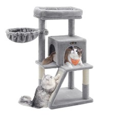 FEANDREA Cat Tree with Sisal-Covered Scratching Posts, Cat Tower, Cat Condo