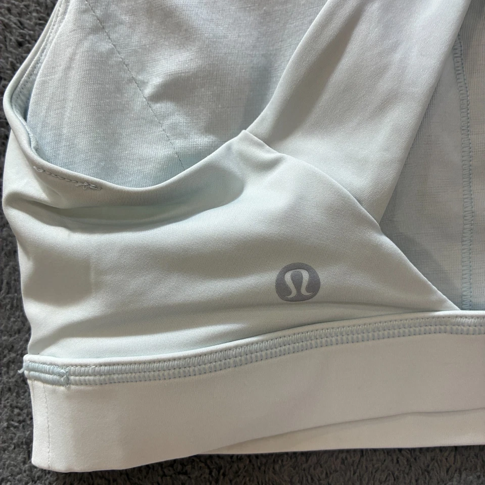 Lululemon Envital Bra Light Blue Criss Cross Back Sports Bra Women’s Size 6 - Image 3 of 4