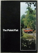FIAT POLSKI 125P Saloon & Estate Car Sales Brochure June 1978